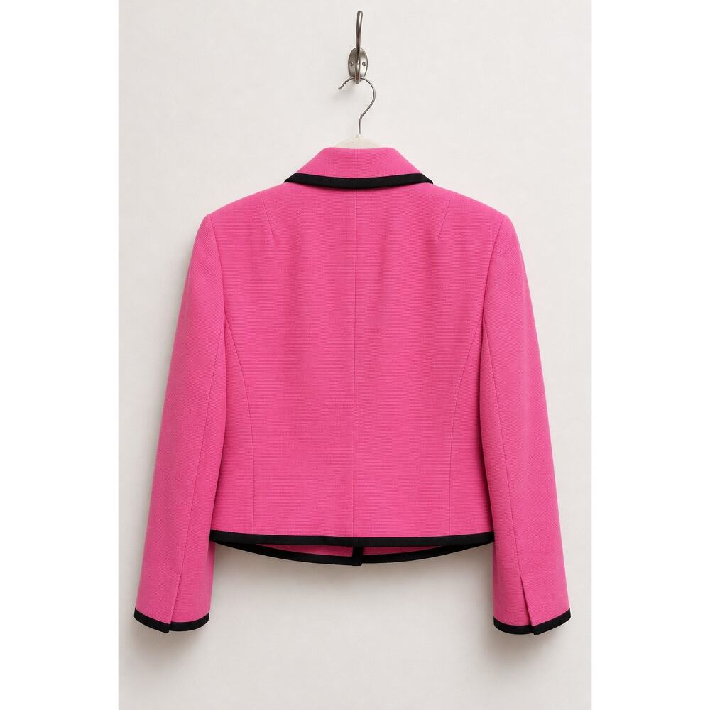 Vintage Y2K Lauren Ralph Lauren Barbie Pink Linen Jacket • Size 14 - Picture 4 of 8